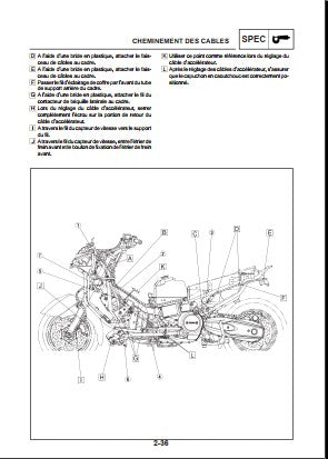 Manuel d'atelier Yamaha 500 Tmax 2001 { {{ Docautomoto }}