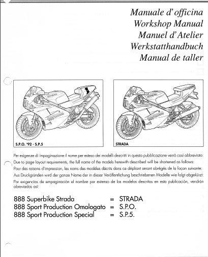 manuel de réparation Ducati 888 Docautomoto