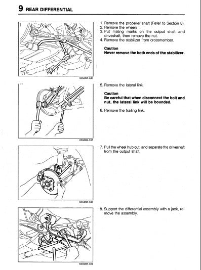 manuel de réparation Mazda 323 1988 Docautomoto