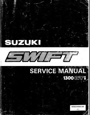 Manuel d'atelier Suzuki Swift GTI 1989 { {{ Docautomoto }}