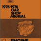 Manuel d'atelier Ford 1975 1976 { Docautomoto