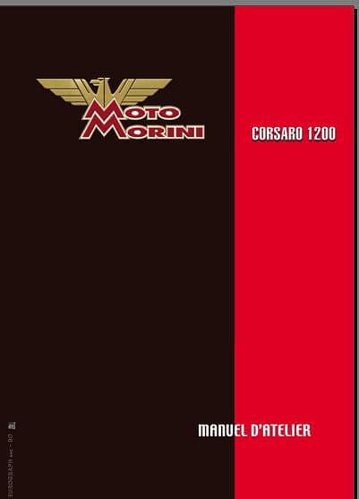Manuel d'atelier Morini Corsaro 1200 Français { {{ Docautomoto }}