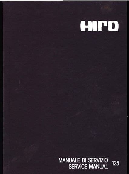 manuel d'atelier moteur Hiro 125 { AUTHENTIQU'ERE