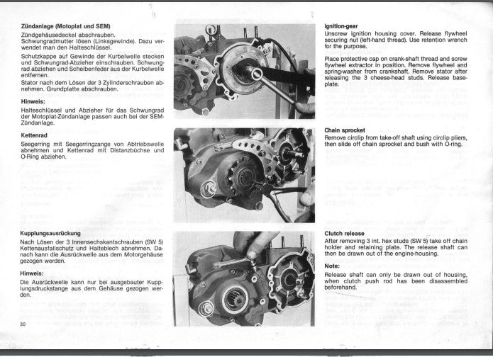 manuel d'atelier KTM 250 1984 1999 { {{ Docautomoto }}