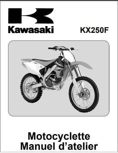 Manuel d'atelier Kawasaki KXF 250 2006 AUTHENTIQU'ERE