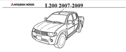 Manuel d'atelier Mitsubishi L 200 2007 2009 français { {{ Docautomoto }}