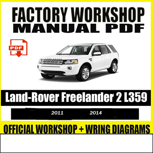 Manuel de réparation Land Rover Freelander 2 L359 2011 2014 { Docautomoto
