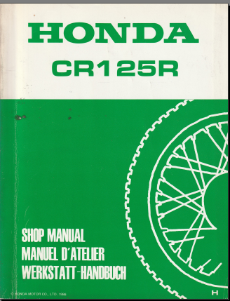 Manuel d'atelier Honda 125 CR 87 et 88 { Docautomoto