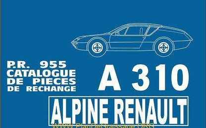 Manuels de réparation Alpine Renault A310 { {{ Docautomoto }}
