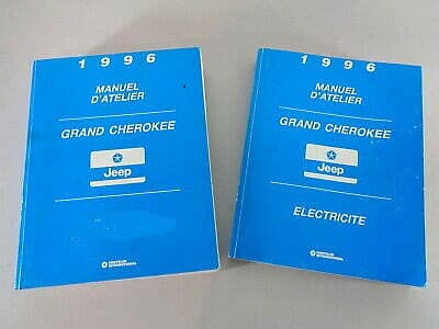 Manuel d'atelier Jeep Grand Cherokee ZJ ZG 1992 1998 { {{ Docautomoto }}