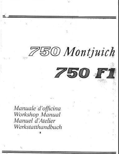 Manuel d'atelier et de réparation Ducati 750 F1 AUTHENTIQU'ERE