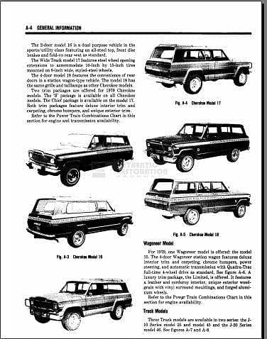 Manuel d'atelier Jeep CJ Wagoneer Cherokee chief 1979 { {{ Docautomoto }}