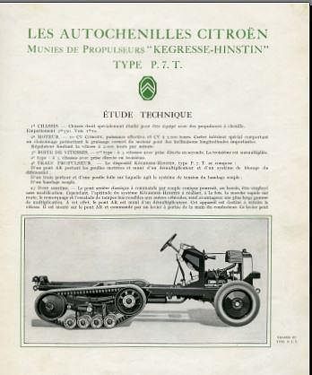 manuel d'atelier Citroën chenillettes Kégresse { {{ Docautomoto }}