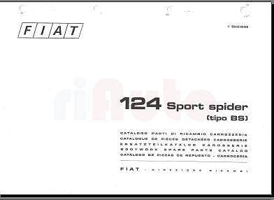 manuel d'atelier Fiat 124 Sport spider { AUTHENTIQU'ERE