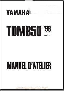 Manuel d'atelier Yamaha 850 TDM { {{ Docautomoto }}