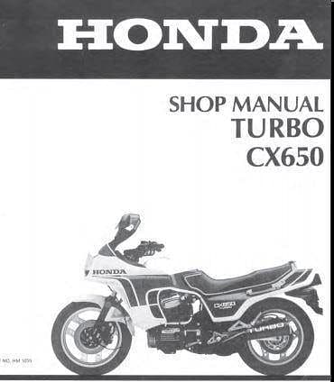 Manuels d'atelier Honda CX 500 650 dont Turbo et GL { {{ Docautomoto }}