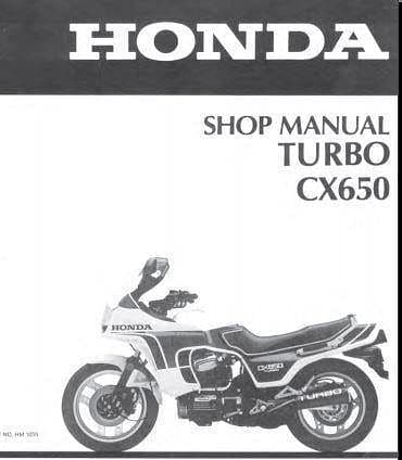 Manuels d'atelier Honda CX 500 650 dont Turbo et GL { AUTHENTIQU'ERE
