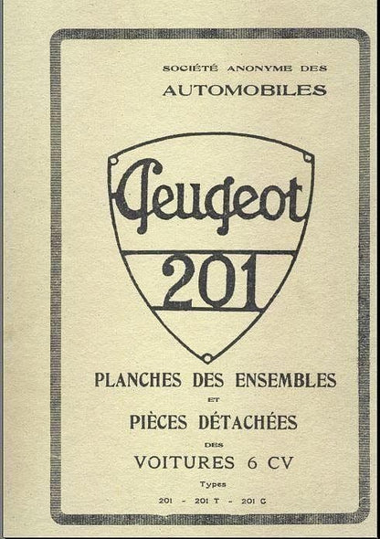 manuels d'atelier Peugeot 201 { {{ Docautomoto }}