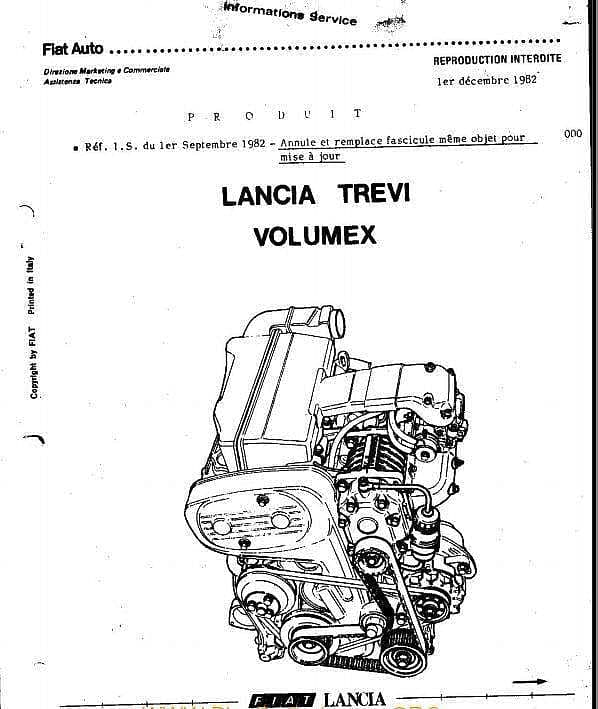 Manuels d'atelier Lancia Beta { AUTHENTIQU'ERE