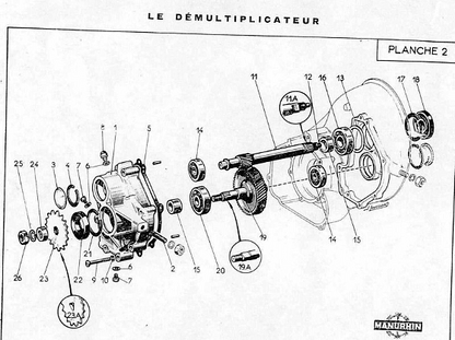 Manuel d'atelier scooter Manurhin { {{ Docautomoto }}