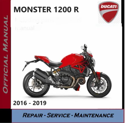 Manuel d'atelier Ducati Monster 1200 2016 2019 { Docautomoto