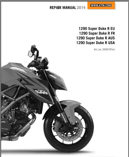 Manuel d'atelier KTM 1290 Super Duke { {{ Docautomoto }}