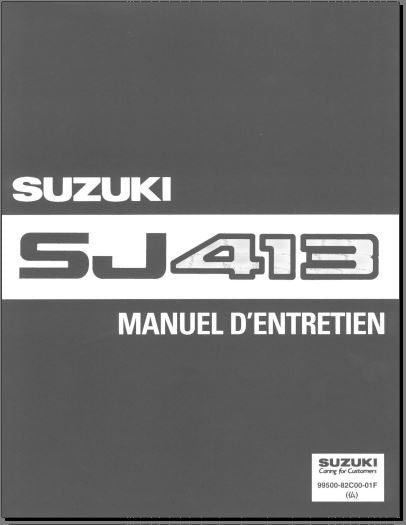 Manuel d'atelier Suzuki Samurai SJ 413 français { Docautomoto