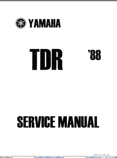 manuel d'atelier Yamaha 240 TDR et 250 TZR { AUTHENTIQU'ERE