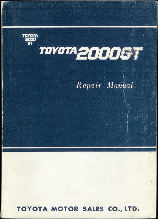 Manuel d'atelier Toyota 2000 GT { Docautomoto