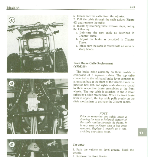 Manuel d'atelier Yamaha YFM Moto 4 220 225 { {{ Docautomoto }}