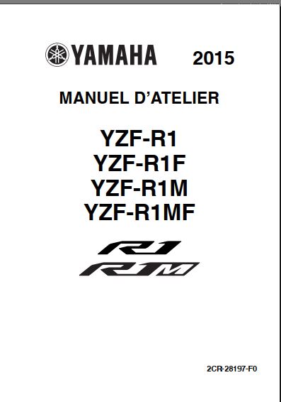 Manuel d'atelier Yamaha R1 2015 { Docautomoto
