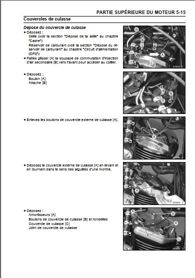 Manuel de réparation Kawasaki VN 900 custom Docautomoto