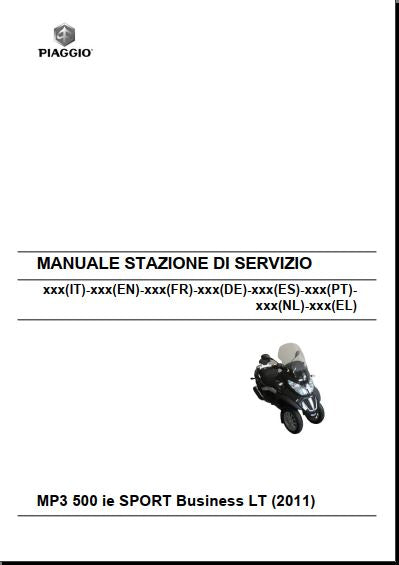 Manuel de réparation Piaggio MP3 500 IE 2011 français { {{ Docautomoto }}