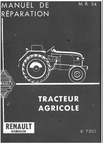 Manuel de réparation Tracteur Renault R7053 { Docautomoto