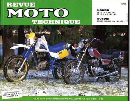 Manuel d'atelier Honda 125 CM { {{ Docautomoto }}