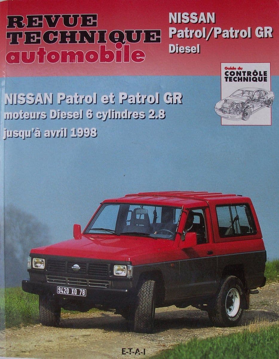Manuel d'atelier Nissan Patrol GR Y60 essence et diesel { AUTHENTIQU'ERE
