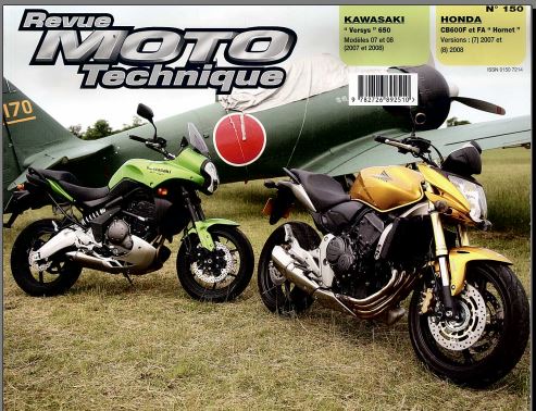 Revue technique Honda 600 Hornet 2007 2008 Docautomoto