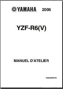 Manuel d'atelier Yamaha YZF R6 2006 { AUTHENTIQU'ERE