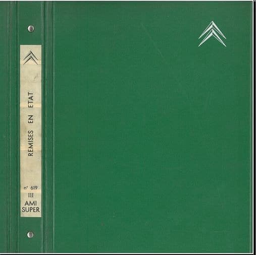 Manuels d'atelier Citroën Ami 8 et Ami Super { {{ Docautomoto }}