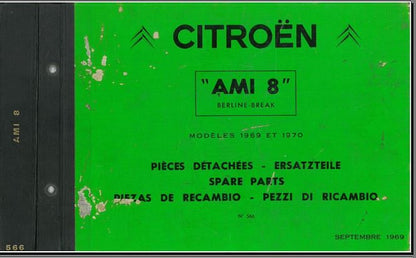manuel d'atelier Citroën Ami 8 en allemand 103 pages { {{ Docautomoto }}