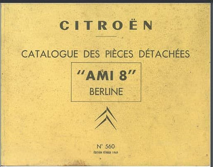 Manuels d'atelier Citroën Ami 8 et Ami Super { {{ Docautomoto }}