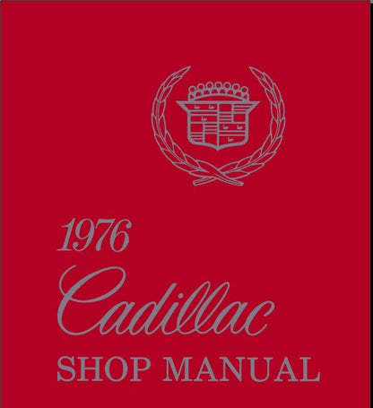 Manuel d'atelier Cadillac 1976 { {{ Docautomoto }}