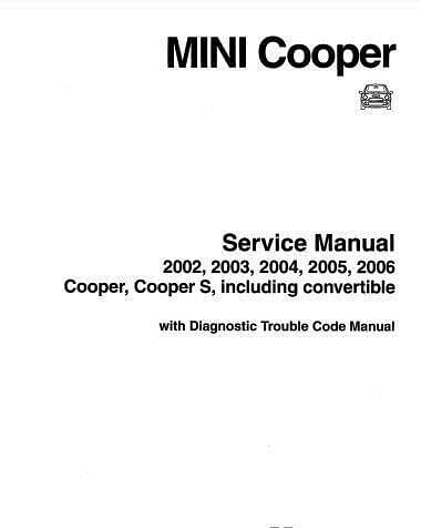 manuel d'atelier BMW Mini et Cooper 2002 à 2006 { AUTHENTIQU'ERE