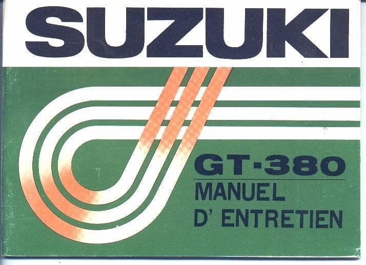 Manuels d'atelier Suzuki GT 380 GT 550 { {{ Docautomoto }}