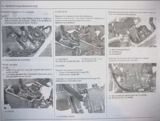 Manuel d'atelier Honda 250 CRF 2002 2004 { {{ Docautomoto }}