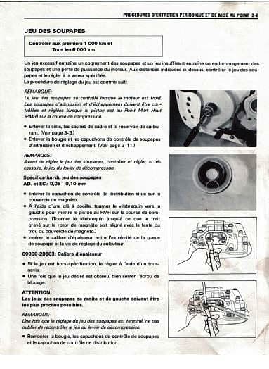 Manuels d'atelier Suzuki 750 et 800 DR en français { {{ Docautomoto }}