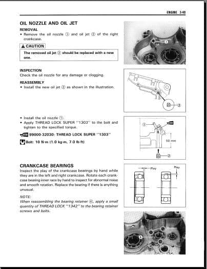 manuel d'atelier Suzuki DR 650 SE XF650 96 2002 { {{ Docautomoto }}