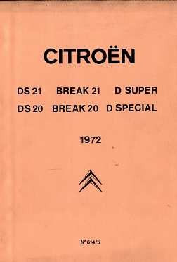 manuels d'atelier Citroën DS 21 DS 20 DS23 1966 à 1975 { AUTHENTIQU'ERE