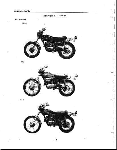 manuel d'atelier Yamaha DT 125 à 360 1971 1973 { {{ Docautomoto }}