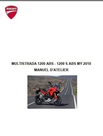 manuel d'atelier Ducati 1200 Multistrada ABS 2010 AUTHENTIQU'ERE